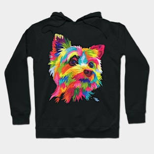 Dog cute puppy water color Hoodie